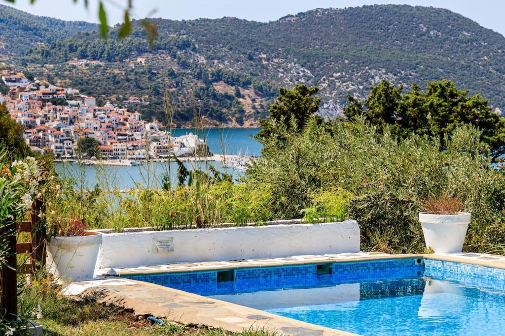 Villa Rodia With Swimming Pool On Skopelos Island Buitenkant foto