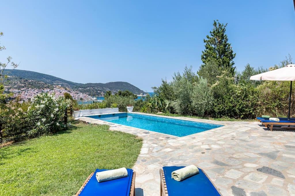 Villa Rodia With Swimming Pool On Skopelos Island Buitenkant foto