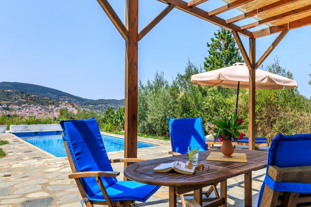 Villa Rodia With Swimming Pool On Skopelos Island Buitenkant foto