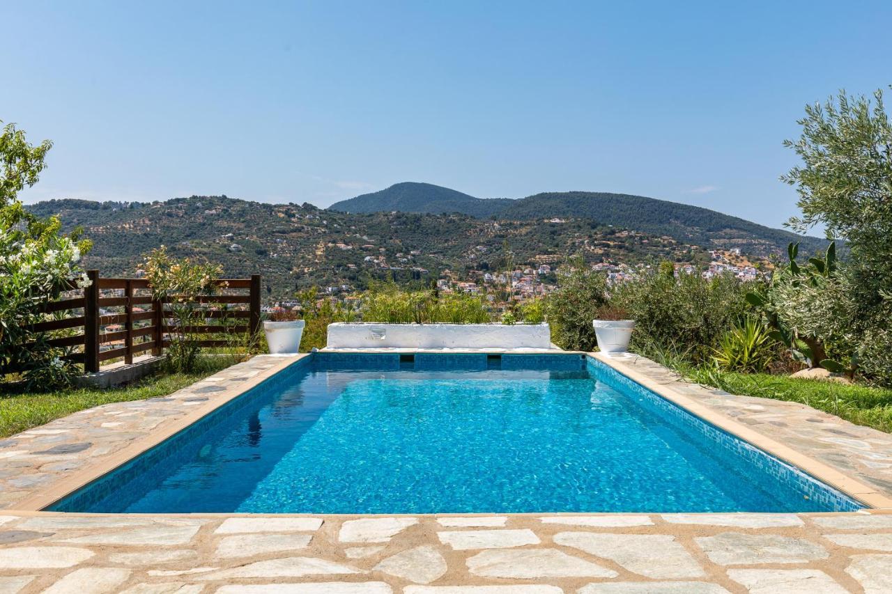Villa Rodia With Swimming Pool On Skopelos Island Buitenkant foto